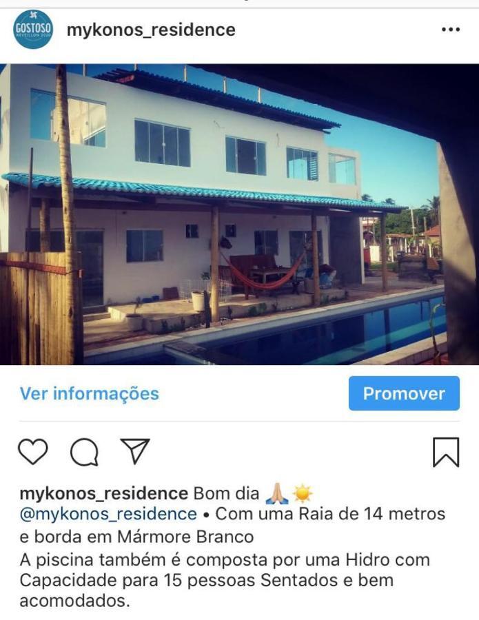 Mykonos Residence São Miguel do Gostoso Exteriör bild